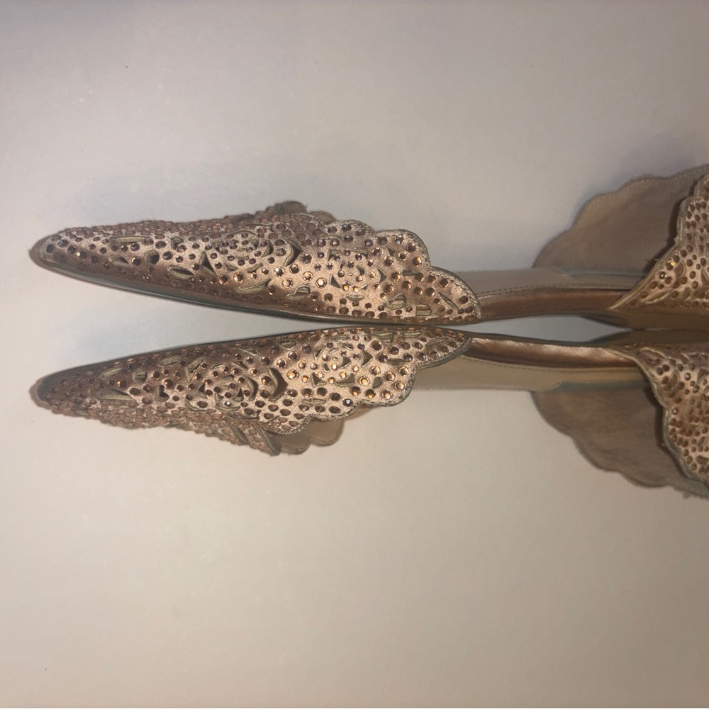 Betsey Johnson Lucy D’orsay Embellished Women's Flats - Picture 4 of 7